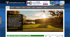 Desktop Screenshot of golfingminnesota.com
